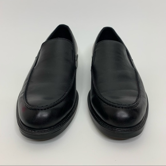 ECCO Vitrus Men’s Solid Black Slip On Rounded Almond Toe Loafers Size EU46 US 12 - Picture 3 of 15